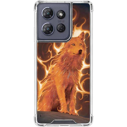 Phoenix Wolf by Vincent Hie Moto G Play 5G (2025) Clear Case